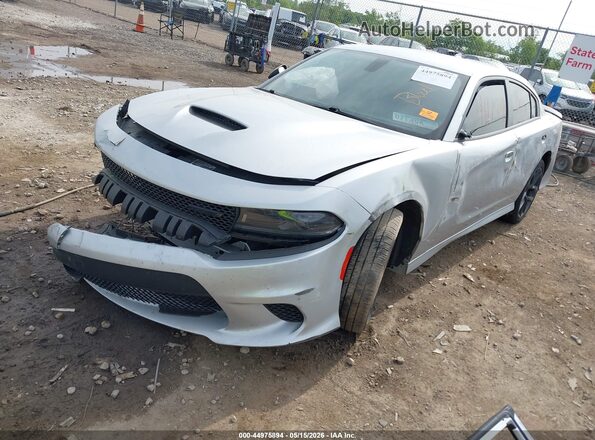 2C3CDXHG7PH612072 2023 DODGE CHARGER Silver წინა მარცხენა ხედი სამი მეოთხედიდან