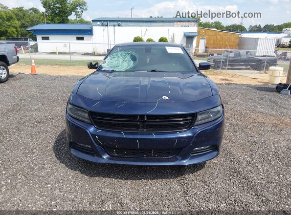 2C3CDXHG8GH346660 2016 DODGE CHARGER Blue Սարքավորումների վահանակի տեսք