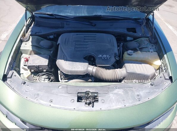 2C3CDXHG8MH616692 2021 DODGE CHARGER Green Vista trasera