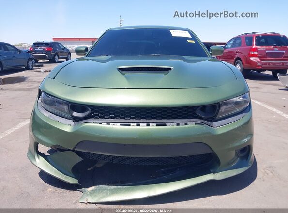 2C3CDXHG8MH616692 2021 DODGE CHARGER Green Vista del cuadro de instrumentos