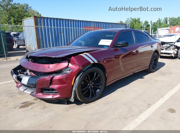 2C3CDXHG9HH514761 2017 DODGE CHARGER Burgundy Front left