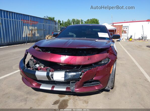 2C3CDXHG9HH514761 2017 DODGE CHARGER Burgundy Front view