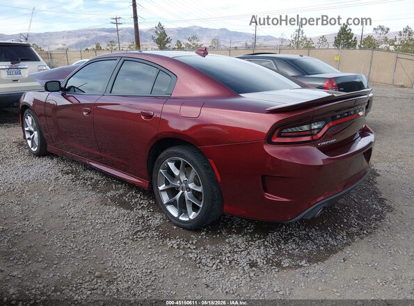 2C3CDXHG9NH197995 2022 DODGE CHARGER Бордовый Задняя левая четверть