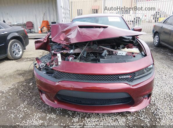 2C3CDXHG9NH197995 2022 DODGE CHARGER Бордовый Вид щитка приборов