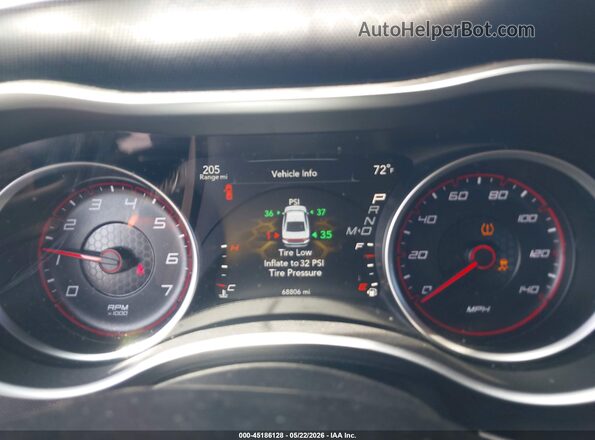 2C3CDXHGXGH237326 2016 DODGE CHARGER Gray Հետևի նստատեղերի տեսք