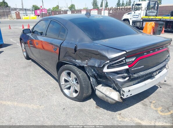 2C3CDXHGXGH237326 2016 DODGE CHARGER Gray Հետևի ձախ