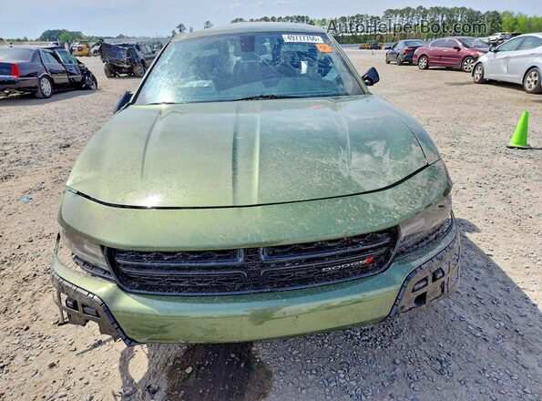 2C3CDXHGXJH200493 2018 DODGE CHARGER Green Vista frontal