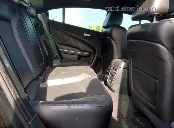 2C3CDXJG0JH181334 2018 DODGE CHARGER Black Vista de los asientos traseros