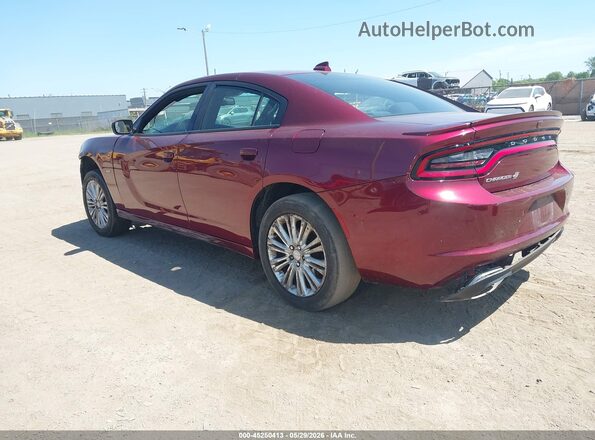 2C3CDXJG0JH189692 2018 DODGE CHARGER Red Tył lewy