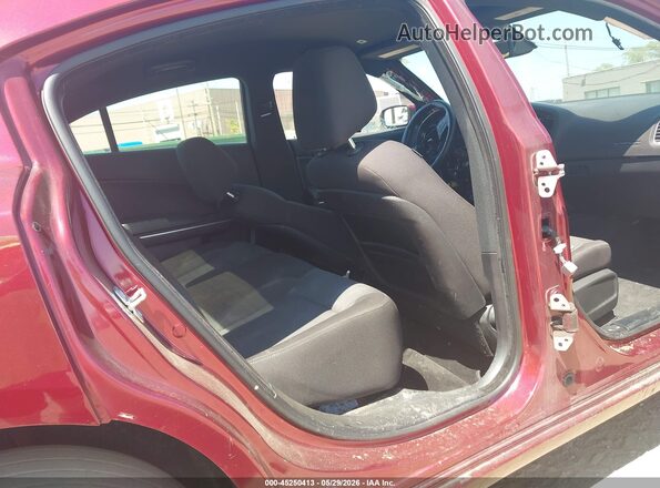 2C3CDXJG0JH189692 2018 DODGE CHARGER Red Widok naklejki z numerem VIN