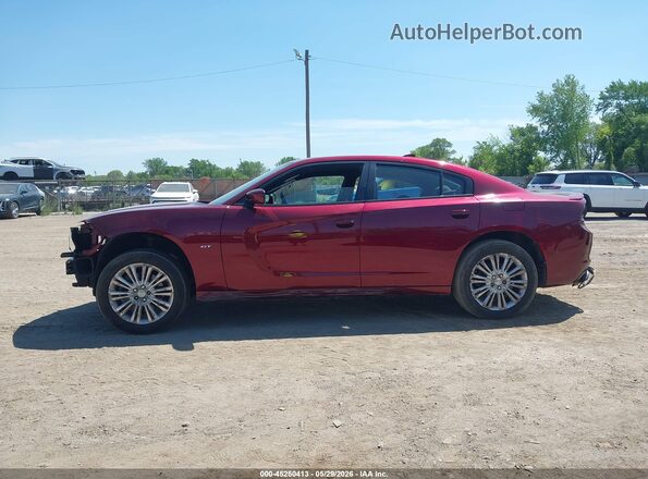 2C3CDXJG0JH189692 2018 DODGE CHARGER Red Widok wnętrza 360 stopni