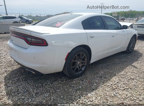 2C3CDXJG0JH293180 2018 DODGE CHARGER Белый Задняя правая четверть