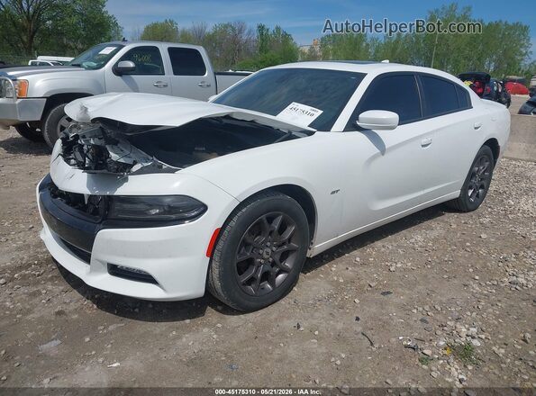 2C3CDXJG0JH293180 2018 DODGE CHARGER Белый Передняя левая четверть