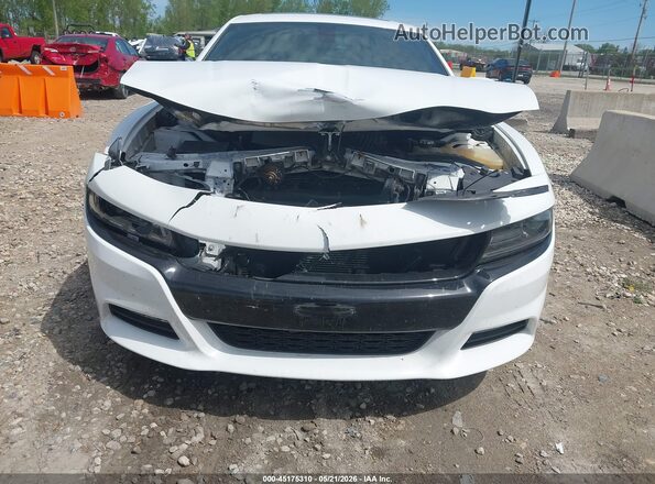 2C3CDXJG0JH293180 2018 DODGE CHARGER Белый Вид спереди