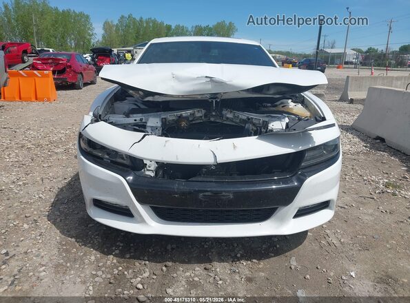 2C3CDXJG0JH293180 2018 DODGE CHARGER Белый Вид щитка приборов