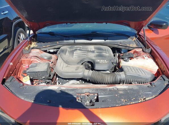 2C3CDXJG0LH205182 2020 DODGE CHARGER Orange Հետևի տեսք