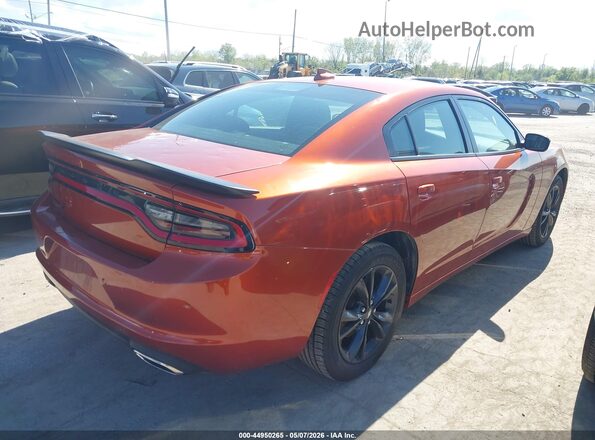 2C3CDXJG0LH205182 2020 DODGE CHARGER Orange Հետևի աջ