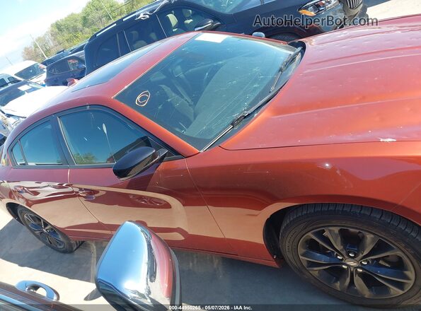 2C3CDXJG0LH205182 2020 DODGE CHARGER Orange Սալոնի հետևի տեսք
