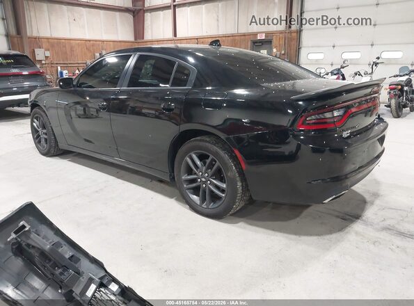2C3CDXJG1KH611941 2019 DODGE CHARGER Black Tył lewy