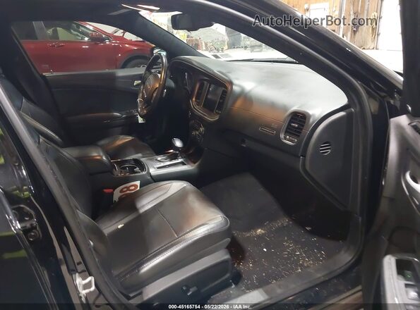 2C3CDXJG1KH611941 2019 DODGE CHARGER Black Widok wnętrza z przodu