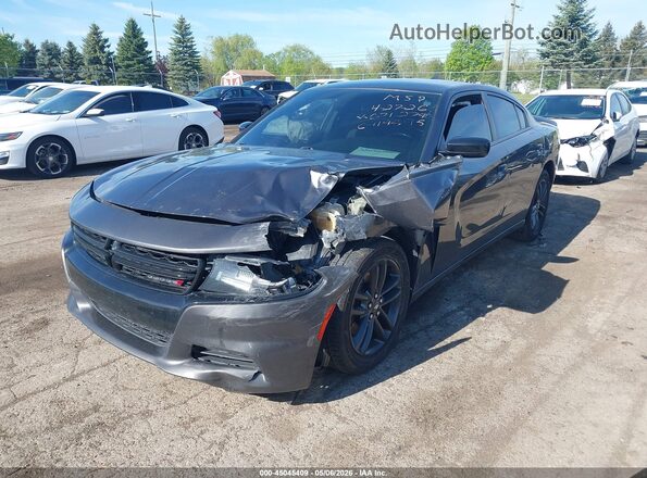2C3CDXJG1KH671279 2019 DODGE CHARGER Gray Առջևի ձախ երեք քառորդ տեսարան