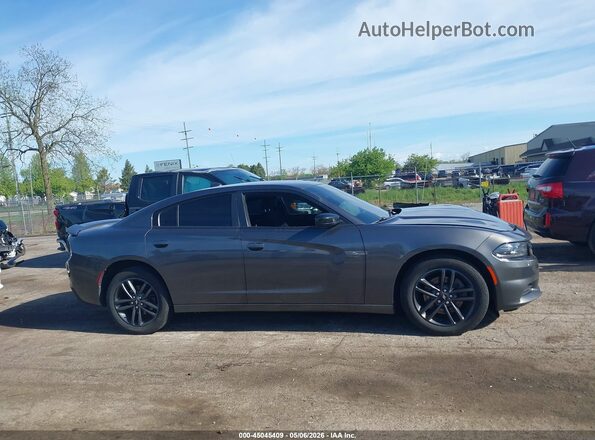 2C3CDXJG1KH671279 2019 DODGE CHARGER Gray Սալոնի հետևի տեսք