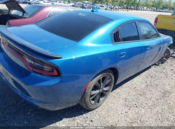 2C3CDXJG1NH154116 2022 DODGE CHARGER Blue Задня права чверть