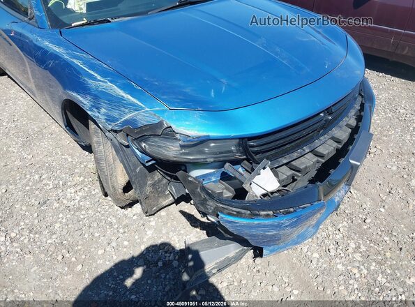 2C3CDXJG1NH154116 2022 DODGE CHARGER Blue Вид спереду