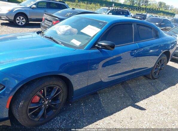 2C3CDXJG1NH154116 2022 DODGE CHARGER Blue Панорамний вид салону 360°