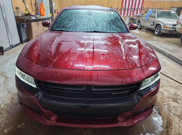 2C3CDXJG2HH538362 2017 DODGE CHARGER Burgundy წინა ხედი