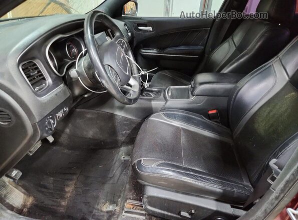 2C3CDXJG2HH538362 2017 DODGE CHARGER Burgundy წინა სალონის ხედი