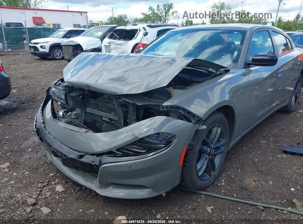 2C3CDXJG4KH523840 2019 DODGE CHARGER Gray Вид спереду