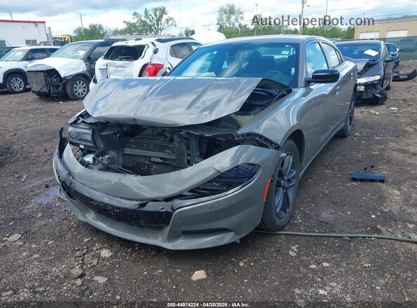2C3CDXJG4KH523840 2019 DODGE CHARGER Gray Вид щитка приладів