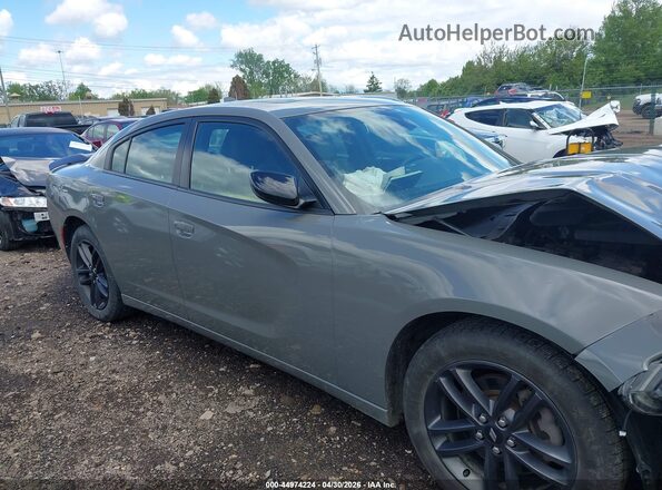2C3CDXJG4KH523840 2019 DODGE CHARGER Gray Вид задньої частини салону
