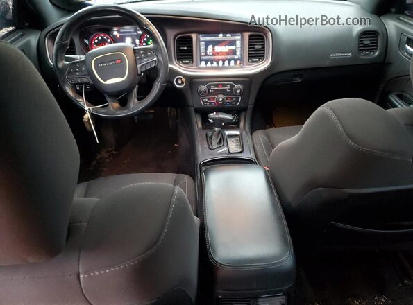 2C3CDXJGXHH557662 2017 DODGE CHARGER Brown წინა პანელის ხედი