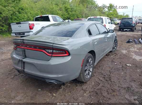 2C3CDXJGXJH231334 2018 DODGE CHARGER Серый Задняя правая четверть