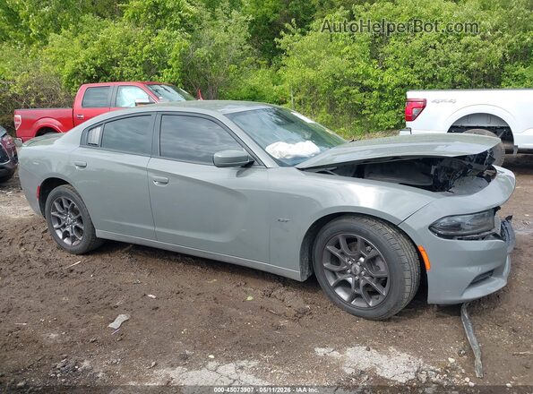 2C3CDXJGXJH231334 2018 DODGE CHARGER Серый Вид задней части салона