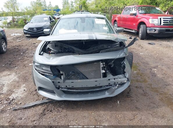 2C3CDXJGXJH231334 2018 DODGE CHARGER Серый Вид спереди