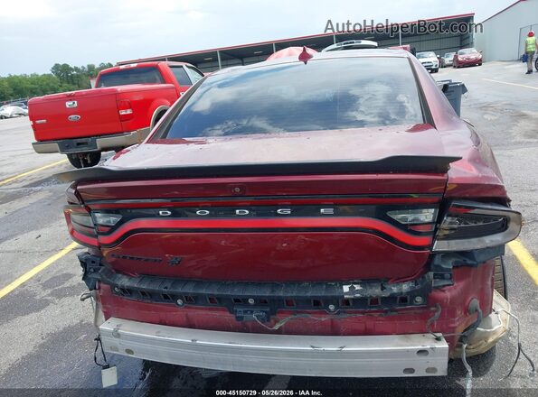2C3CDXJGXKH665609 2019 DODGE CHARGER Burgundy 