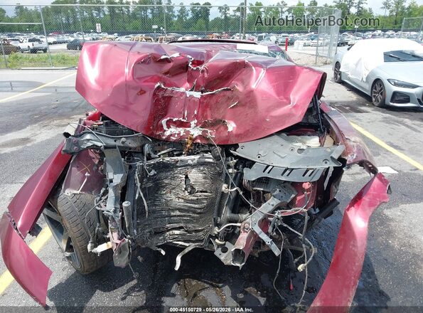2C3CDXJGXKH665609 2019 DODGE CHARGER Burgundy Widok zestawu wskaźników