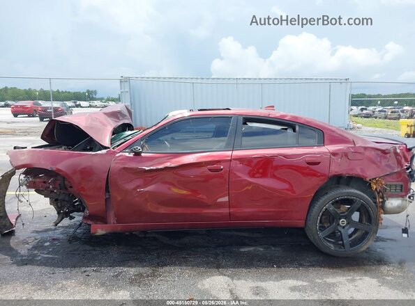 2C3CDXJGXKH665609 2019 DODGE CHARGER Burgundy Widok wnętrza 360 stopni