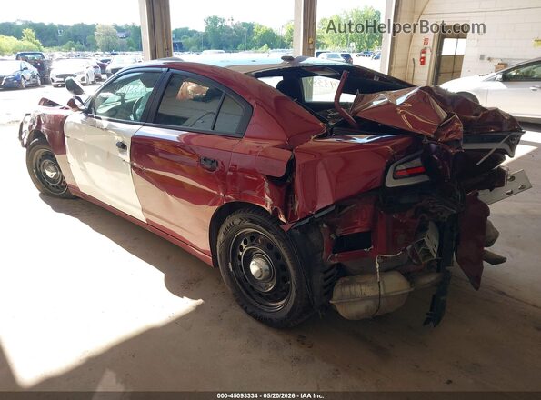 2C3CDXKGXMH636919 2021 DODGE CHARGER Burgundy Tył lewy