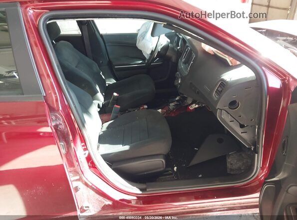 2C3CDXKGXMH636919 2021 DODGE CHARGER Burgundy Widok wnętrza z przodu