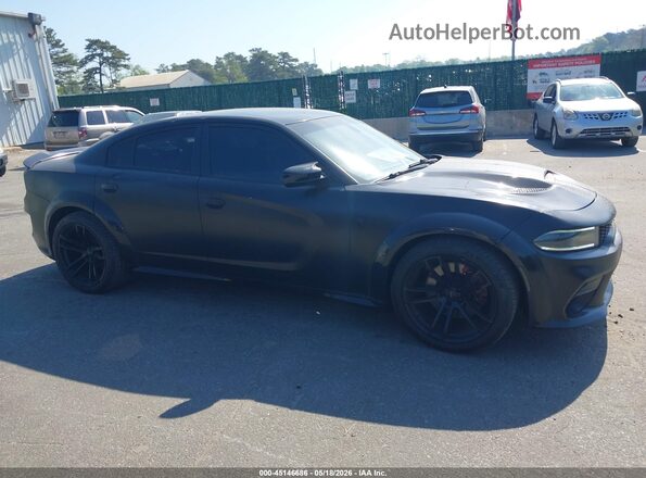 2C3CDXKT2GH260122 2016 DODGE CHARGER Black Widok wnętrza z tyłu