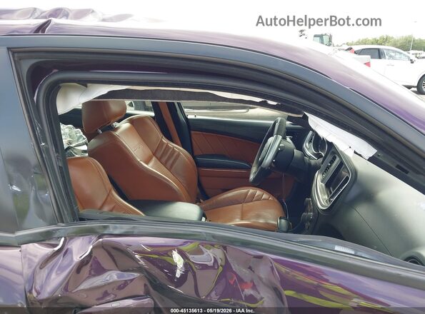 2C3CDXL90NH222789 2022 DODGE CHARGER Purple Вид салону спереду