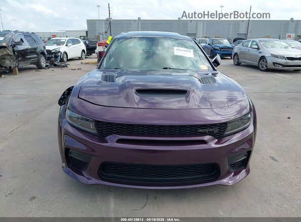 2C3CDXL90NH222789 2022 DODGE CHARGER Purple Вид задньої частини салону