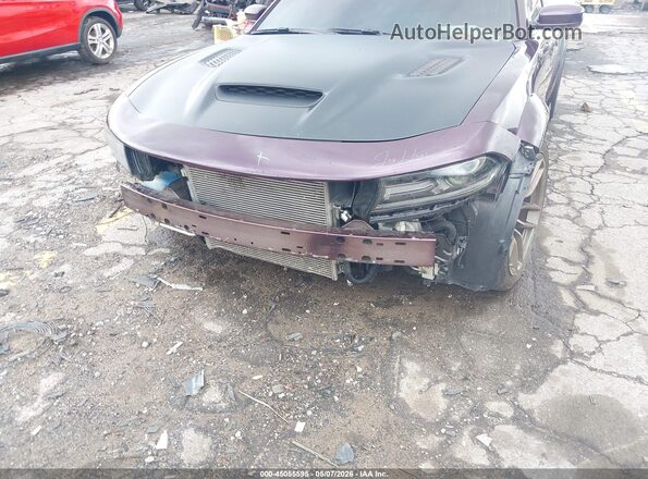 2C3CDXL91NH159573 2022 DODGE CHARGER Фиолетовый Вид спереди