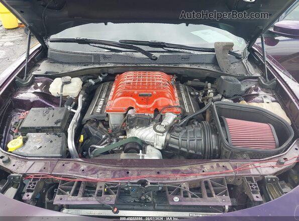 2C3CDXL91NH159573 2022 DODGE CHARGER Фиолетовый Вид сзади
