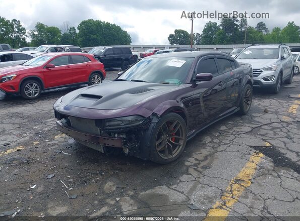 2C3CDXL91NH159573 2022 DODGE CHARGER Фиолетовый Передняя левая четверть