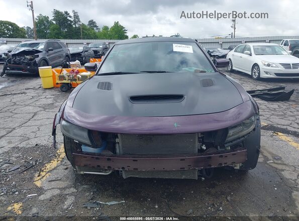 2C3CDXL91NH159573 2022 DODGE CHARGER Фиолетовый Вид щитка приборов